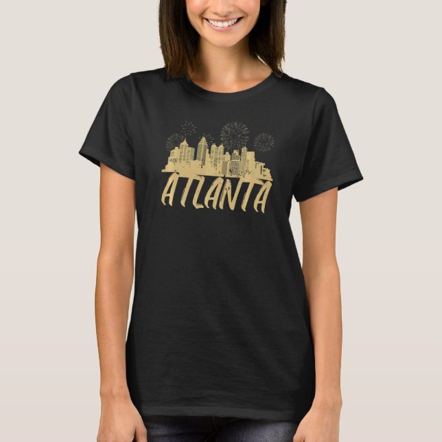 Camiseta Atlanta Skyline Flatiron City (Anverso)