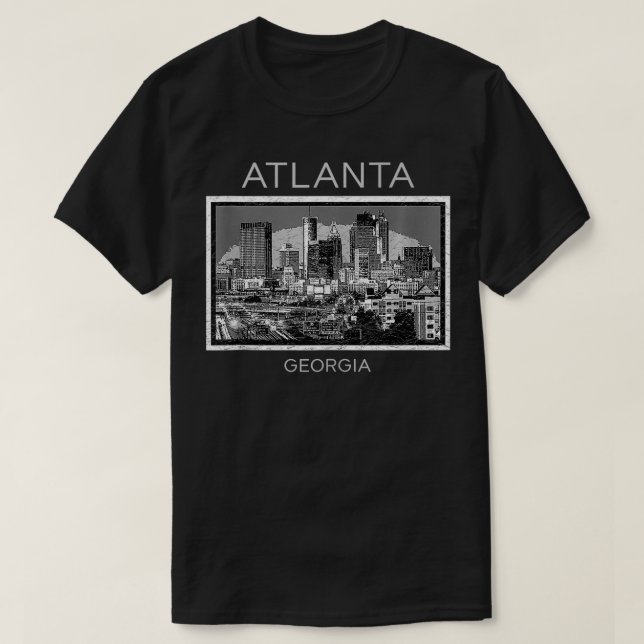 Camiseta Atlanta Skyline Georgia Peach State Family Vacati (Diseño del anverso)