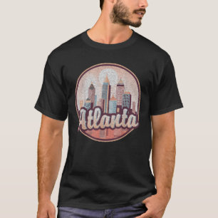 Camiseta Atlanta Skyline Tee Georgia Peach State Vac