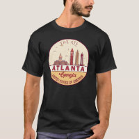 Atlante Georgia City Skyline Emblem