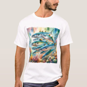 Camiseta Atlantic Mackerel 060624AREF102 - Watercolor