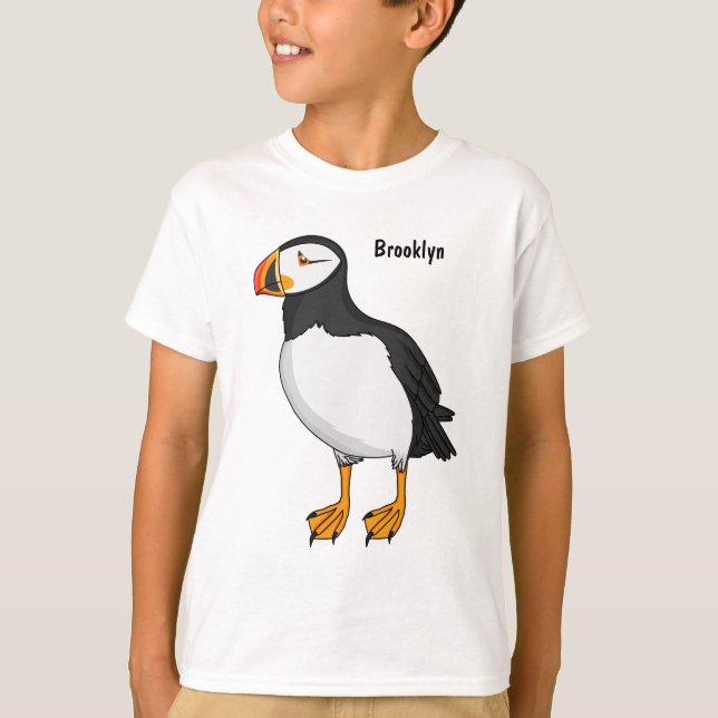 Camiseta Atlantic puffin illustration (Anverso)