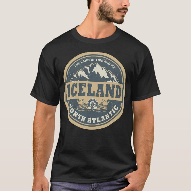 Camiseta Atlántico Norte de Islandia (Anverso)
