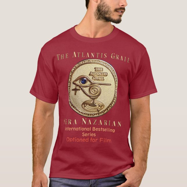 Camiseta Atlantis Grail - Logotipo 2 de la serie Gold (Anverso)