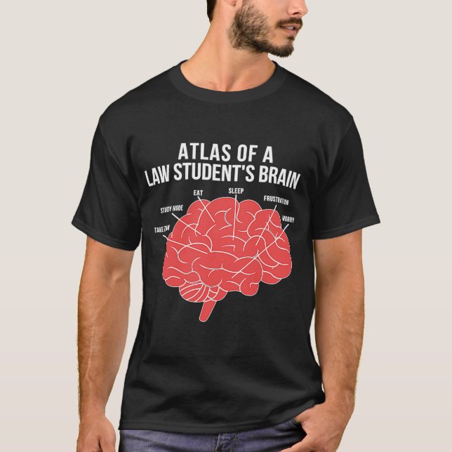 Camiseta Atlas De Un Abogado De La Escuela De Derecho Brasi (Anverso)