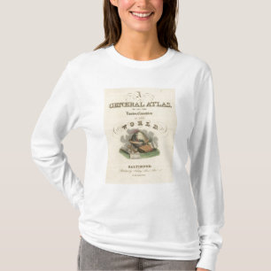 Camiseta Atlas general de la página de título del mundo
