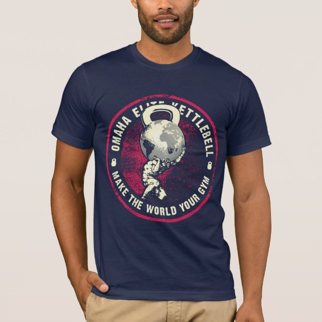 CAMISETA ATLAS - HACER DEL MUNDO SU GIMNASIO (Anverso)