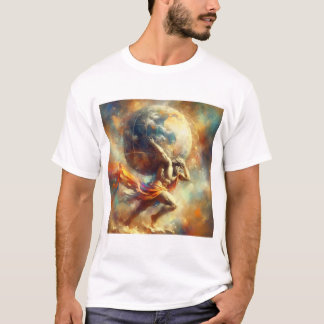 Camiseta Atlas lleva al mundo