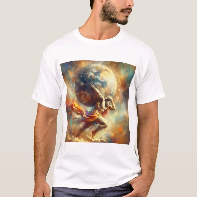 Camiseta Atlas lleva al mundo (Anverso)