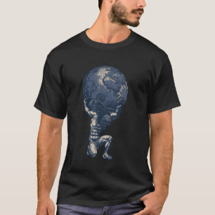 Camiseta Atlas Mitología Griega Antigua Dios Griego Grecia 