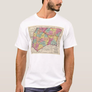 Camiseta Atlas topográfico de los condados 5 de Maryland