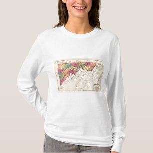 Camiseta Atlas topográfico de los condados de Maryland