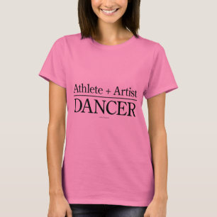 Camiseta Atleta + artista = bailarín