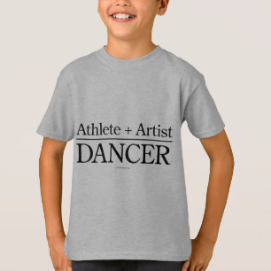 Camiseta Atleta + Artista = bailarín