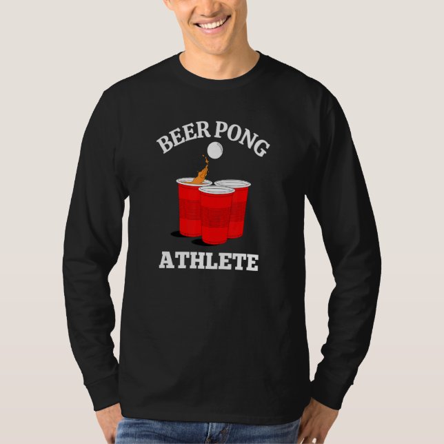 Camiseta Atleta Beer Pong (Anverso)