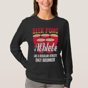 Camiseta Atleta de Beer Pong  Definición Cerveza  Beer Pong