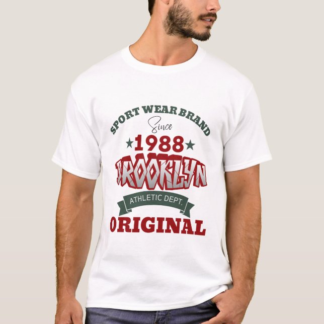 Camiseta Atleta de Brooklyn (Anverso)