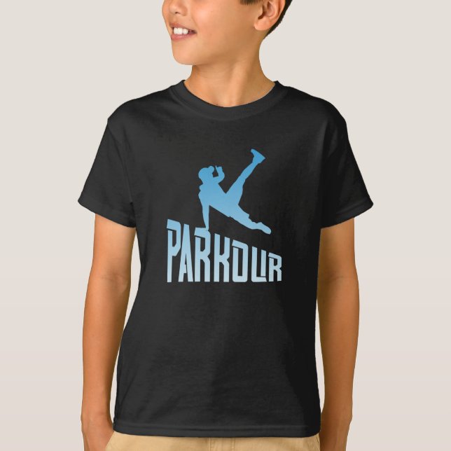 Camiseta Atleta de carreras libres Parkour Freerunner (Anverso)