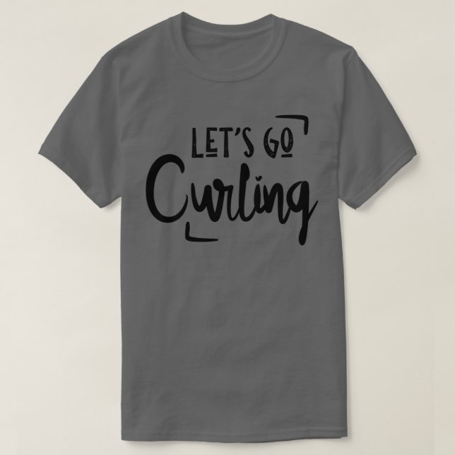 Camiseta Atleta de curling 2 (Diseño del anverso)