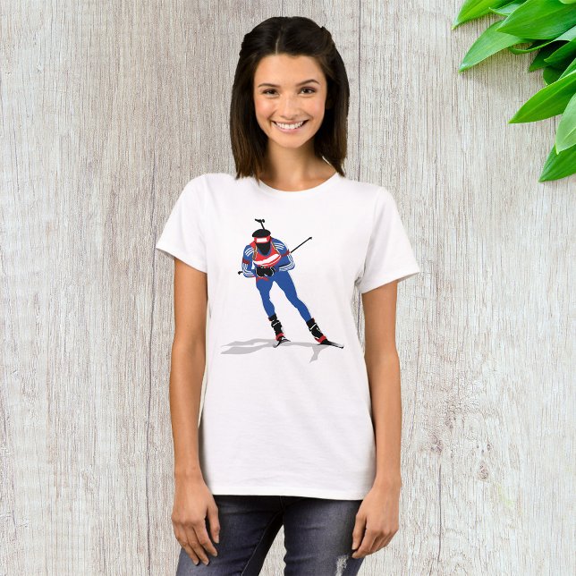 Camiseta Atleta de deportes de invierno en acción (Subido por el creador)