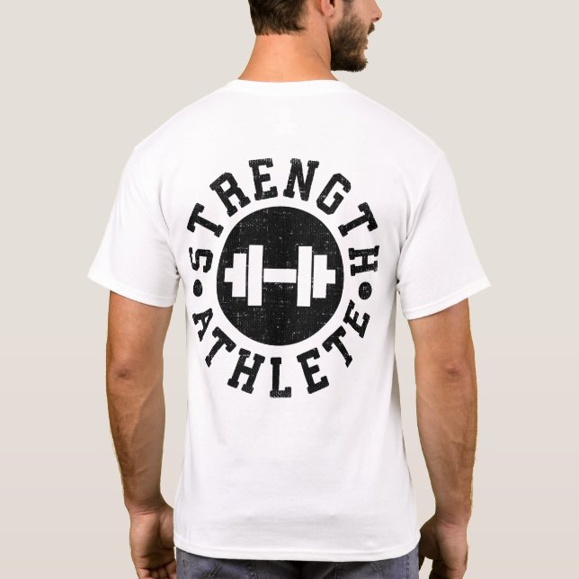 Camiseta Atleta de fuerza (Reverso)