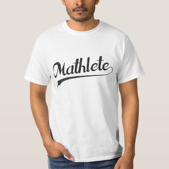 Camiseta Atleta de la matemáticas de All Star Mathlete (Anverso)
