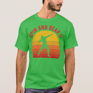 Camiseta Atleta de Lanzamiento de Peso Lanzador de Peso Gir