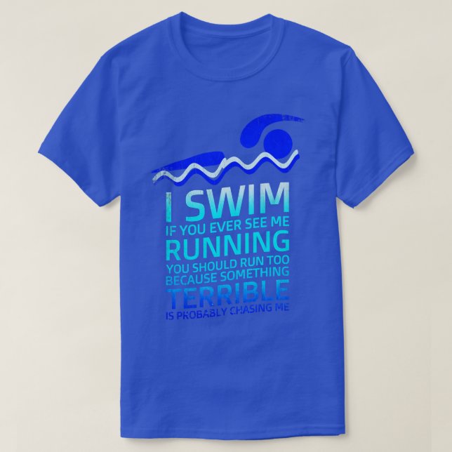 Camiseta Atleta de natación y entrenadores nadar Alojamient (Diseño del anverso)