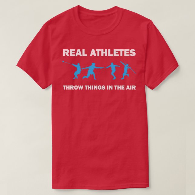 Camiseta Atleta de pista y campo Javelin Discus Throw (Diseño del anverso)