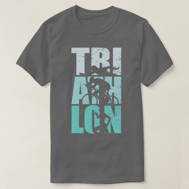 Camiseta Atleta del Marathon Runner Corriendo Jogging Triat (Diseño del anverso)