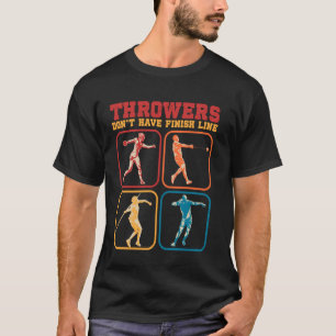 Camiseta Atleta Divertido de Lanzamiento de Jabalina, Lanza