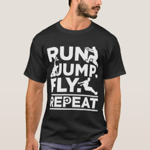 Camiseta Atleta en ejecución saltando Freerunner Run Jump 