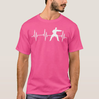 Camiseta Atleta esparrante Black Belt Heartbeat Arti Marcia
