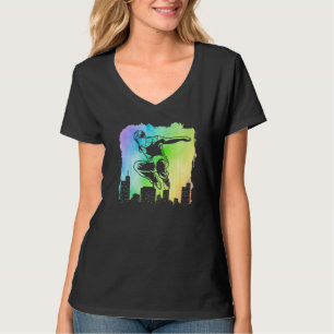Camiseta Atleta extremo de parkour corredor de parkour dich