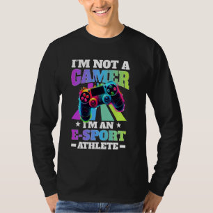 Camiseta Atleta Gamer & E-Sport, divertidos juegos de video