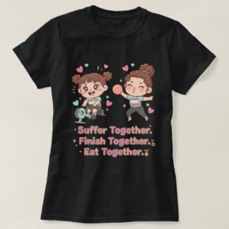 Camiseta Atleta Híbrido Adorable Sufre y Termina Juntos