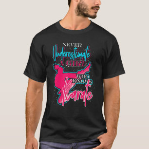 Camiseta Atleta Nunca Subestimes A Una Chica Que Sabe Karat