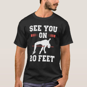 Camiseta Atleta Pole Vault para el catastro pole