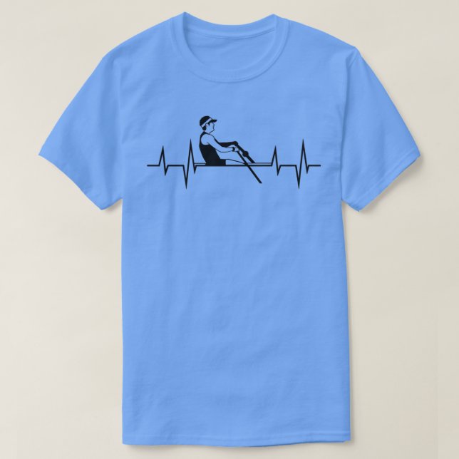 Camiseta Atleta Rower Scull de zócalo único con latido de G (Diseño del anverso)