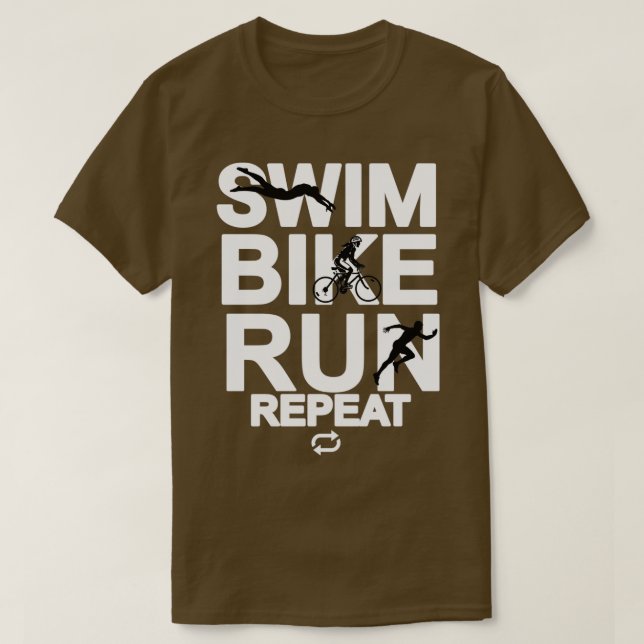 Camiseta Atleta Triatleta de Bañera y Bicicleta 1 (Diseño del anverso)