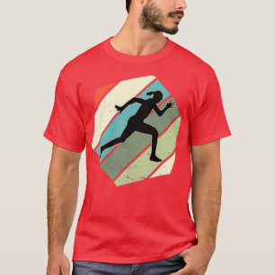 Camiseta Atleta vintage del corredor de resistencia