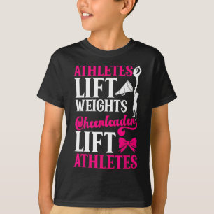 Camiseta Atletas de animadoras levantan pesas Animar