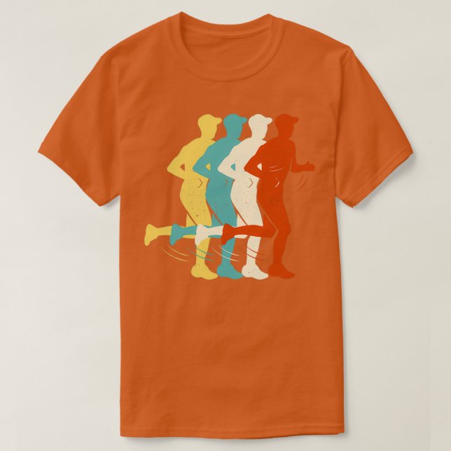 Camiseta Atletas de la competencia Triatlón de Carreras (Diseño del anverso)