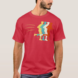 Camiseta Atletas de la competencia Triatlón de Carreras