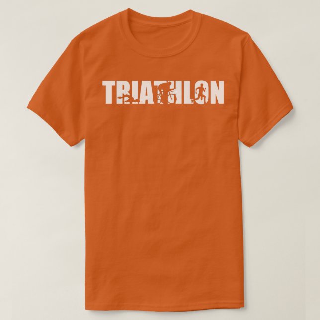 Camiseta Atletas de Triatlón (Diseño del anverso)