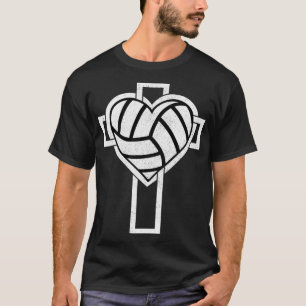 Camiseta Atletas deportivos de voleibol cruzan el bautismo 