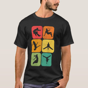 Camiseta Atletas extremos de Parkour Parcouring niños