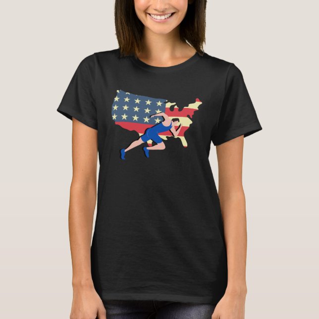 Camiseta Atletas olímpicos de Estados Unidos (Anverso)