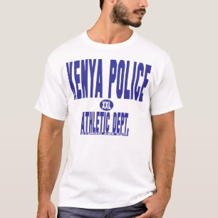 camiseta atlética de la policía de Kenia