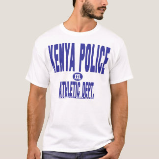 camiseta atlética de la policía de Kenia